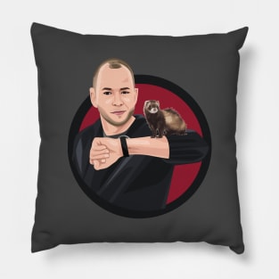 Impractical Jokers - Murr and Ferret Awesome Comical Illustration Pillow