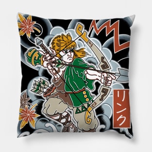 Irezumi Link - Japanese Tattoo - Video Game Pillow