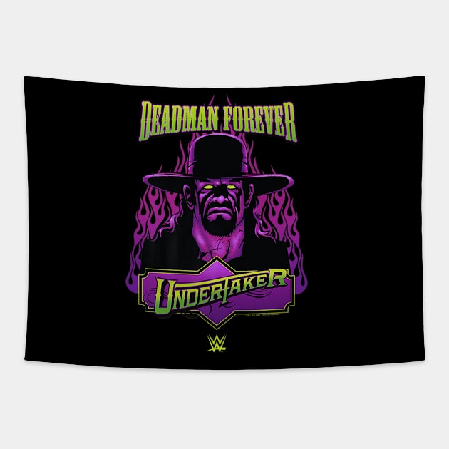 Undertaker Deadman Forever Neon Tapestry by Holman