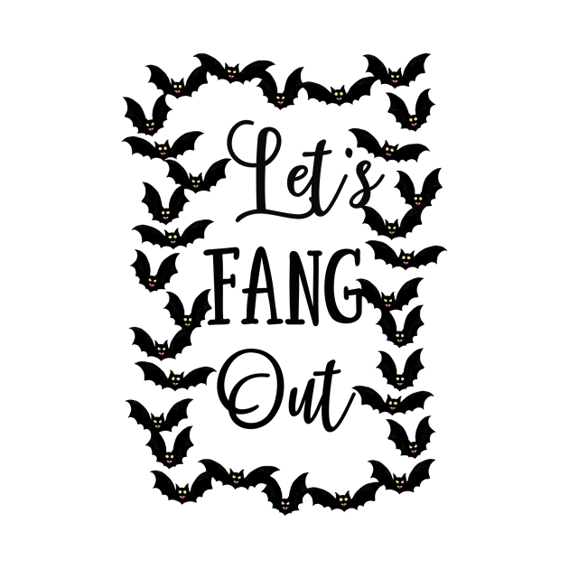 Let's Fang Out Bat Frame Design by 4Craig