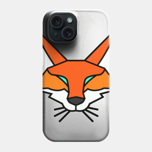 Geometric Red Fox Phone Case