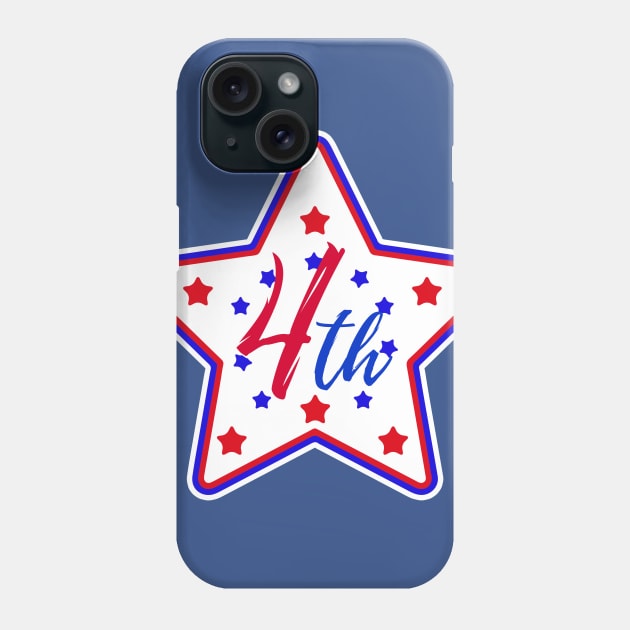 4th of July Stars Phone Case by Scar