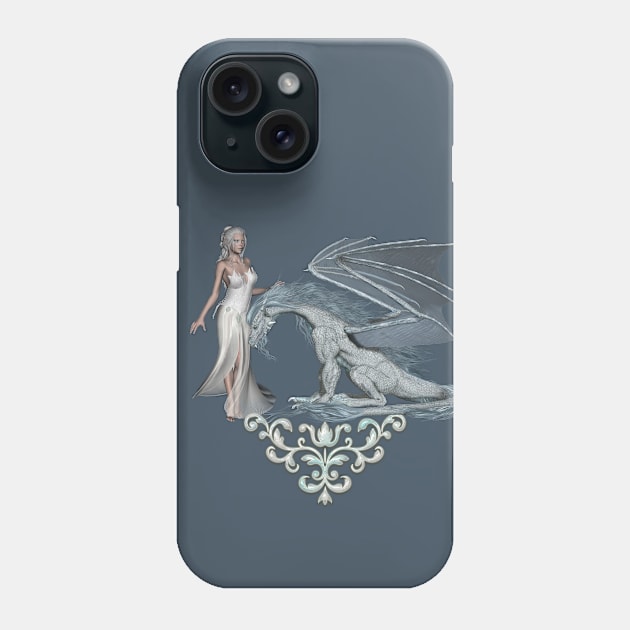 Awesome ice dragon Phone Case by Nicky2342