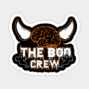 Halloween The Boo Crew Scary Ghost Magnet