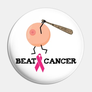 Breast cancer beat Pin