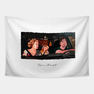 BEFORE MIDNIGHT ILLUSTRATION Tapestry