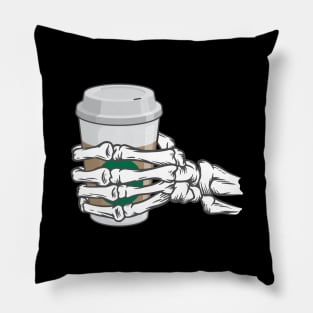 Give Me Coffee or Give Me Death Pillow