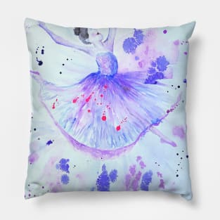 Ballerina Dancing in the Sky Pillow