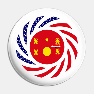 Hmong American Multinational Patriot Flag Series 1.0 Pin