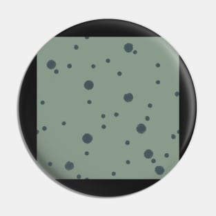 Water droplet polka dot pattern Pin