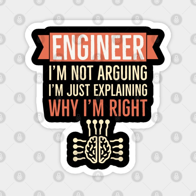 Funny engineer quote Magnet by Noureddine Ahmaymou 