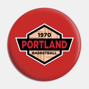 Portland Trail Blazers Basketball Pin