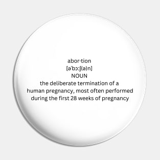 abortion definition Pin