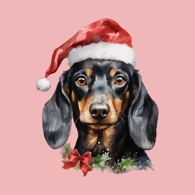 Christmas Dachshund by Giorgi's