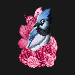 Scarfed Blue Jay T-Shirt