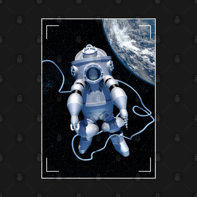 Astronaut steampunk space diver by TMBTM