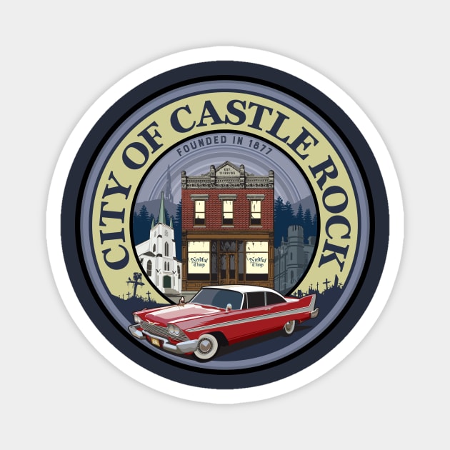 City of Castle Rock Magnet by MindsparkCreative