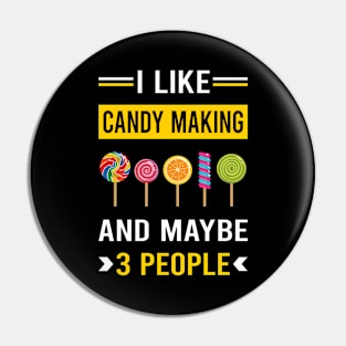 3 People Candy Making Maker Candymaking Pin