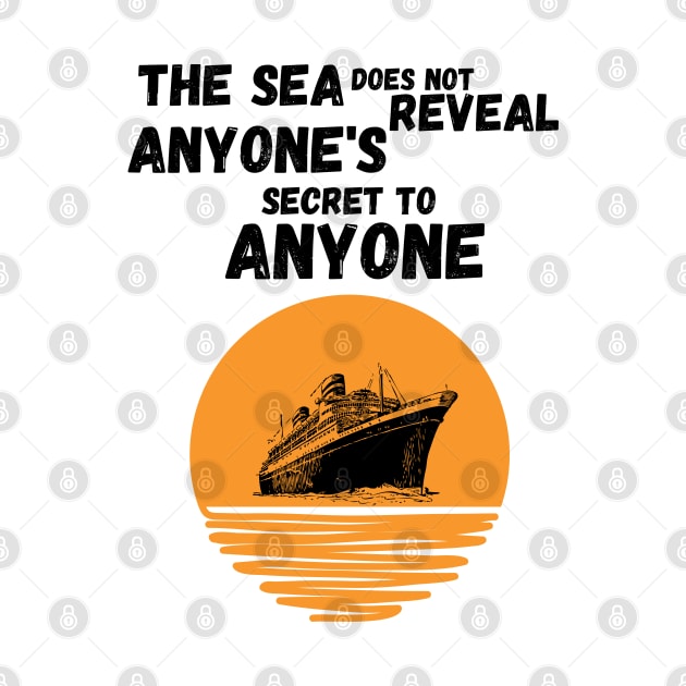 Quote about selling ships Sea hide your secrets by Hohohaxi