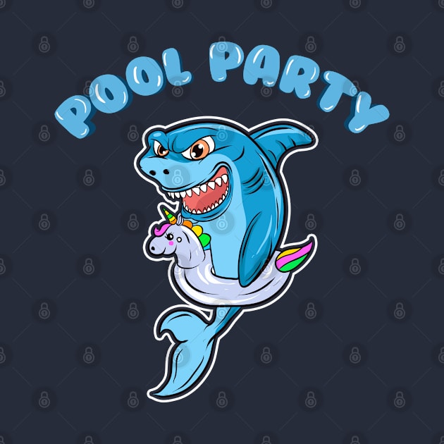 Summer Shark Pool Party Fun by E