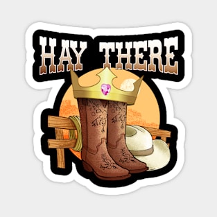 Hay There I Equestrian Pony Horse Lover Magnet