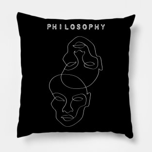 Abstract art philosophy Pillow