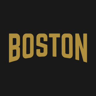 Boston City Typography T-Shirt