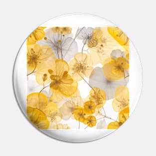 Pattern of beautiful yellow flowers Pin