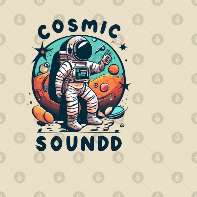 Cosmic Sound Astronaut by Roseyasmine