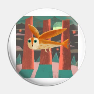 BARN OWL Pin