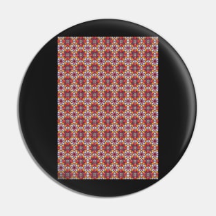 Portuguese Tile Pattern Pin