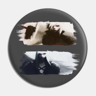 Cloud and Sephiroth Pin