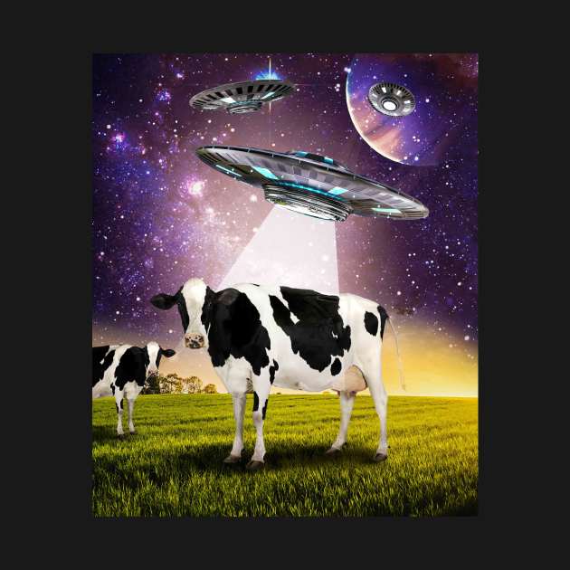 Cow UFO Abduction by Random Galaxy