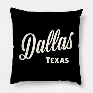 Dallas Texas Pillow