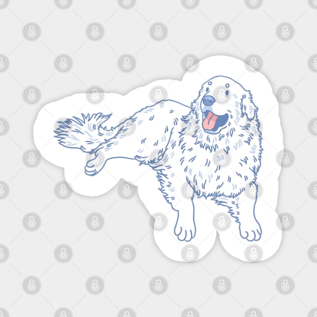 Great Pyrenees Magnet by Csieben