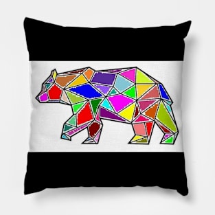 Mosaic Bear Pillow