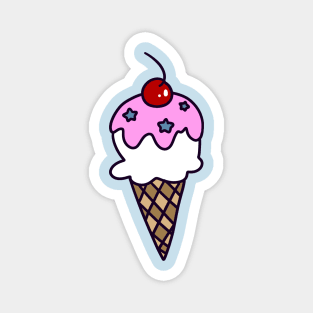 Cherry Icecream Cone Magnet