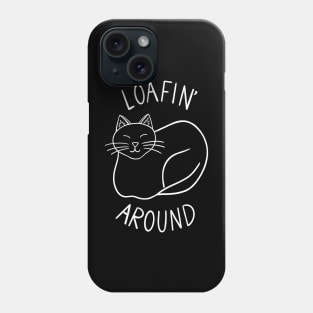 Loafin' around (white) Phone Case