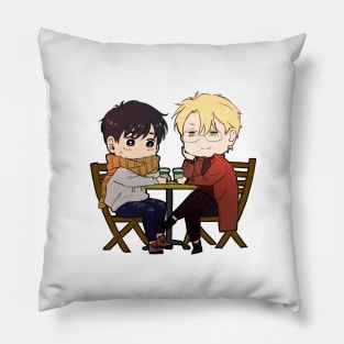 Banana Fish - Chibi Ash and Eiji at the Cafe Pillow