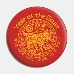 Chinese Year of the Goat Pin