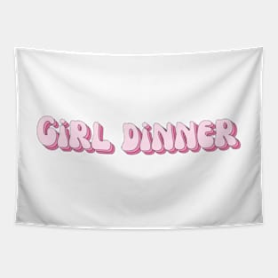 girl dinner Tapestry