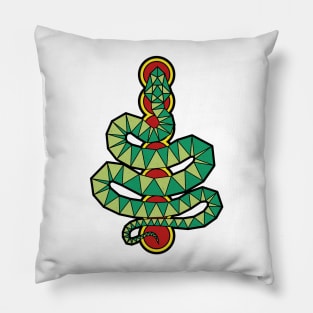 Chakra Snake Pillow