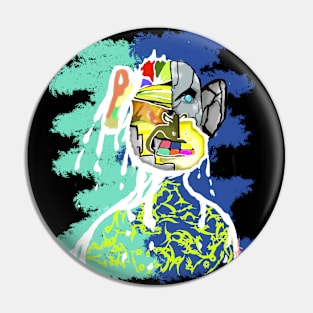 Paint the town Monkey Pin