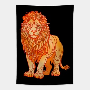 Lion stare Tapestry