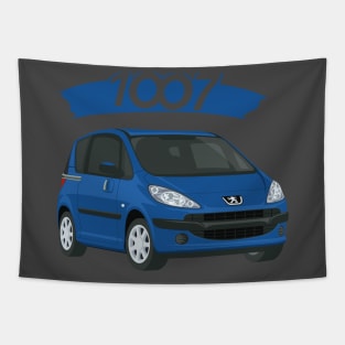 Peugeot 1007 car blue Tapestry