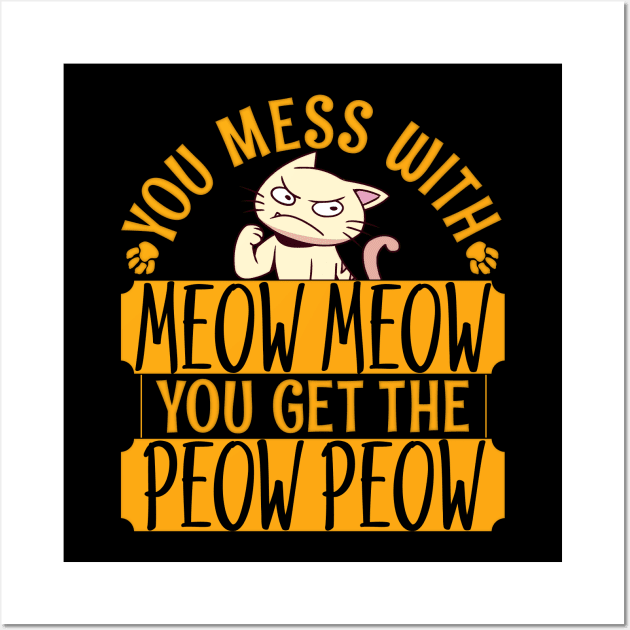 Meow Angry Cat Men's T-Shirt