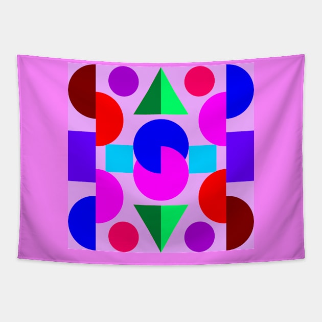 Modern and decorative geometric forms Tapestry by Dauri_Diogo