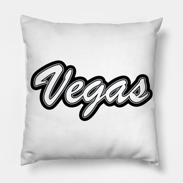 Football Fan of Vegas Pillow by gkillerb