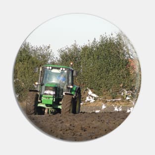 Ploughing on a frosty day Pin