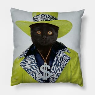 Pimp Cat Pillow